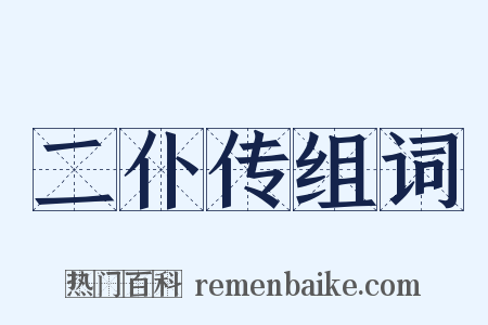 二仆传组词是什么意思的图片